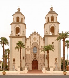 San Augustin Cathedral, Tucson, Arizona Territory