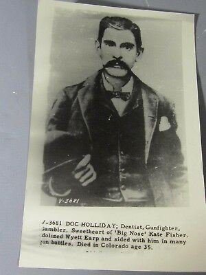 1950 RPPC Postcard Reprint Photo of Doc Holliday Dentist